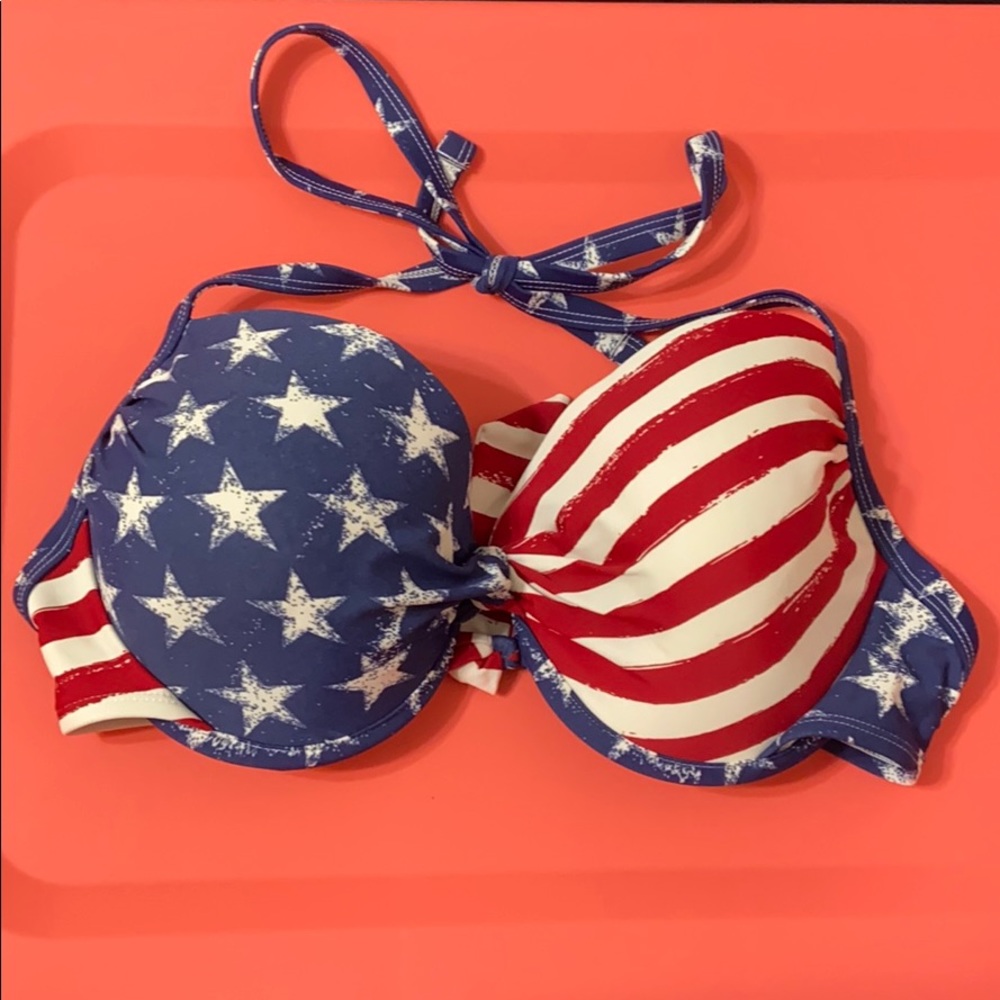 American flag bikini top